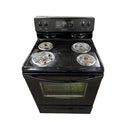 Used Frigidaire Electric Stove Model No. CFEF355FBB S/N: VF72431620
