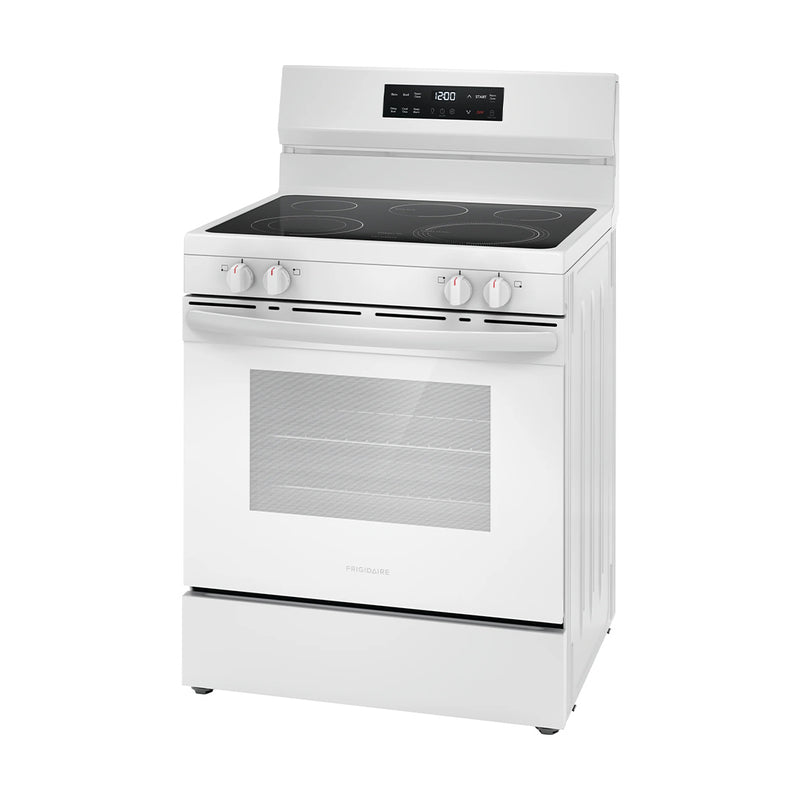 Open Box Frigidaire Electric Stove Model No. FCRE306CAW