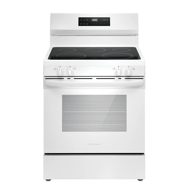 Open Box Frigidaire Electric Stove Model No. FCRE306CAW