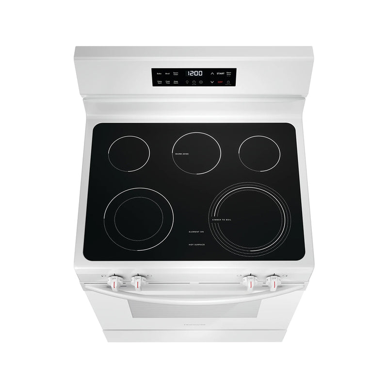 Open Box Frigidaire Electric Stove Model No. FCRE306CAW
