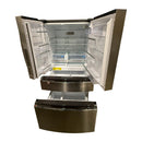 Used Frigidaire French door Refrigerator Model No. GRMN2872AF S/N: L-0148 DENT