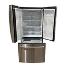 Open Box GE Refrigerator Model No. GWE19JYLFS S/N: L-0195 No Water Lines