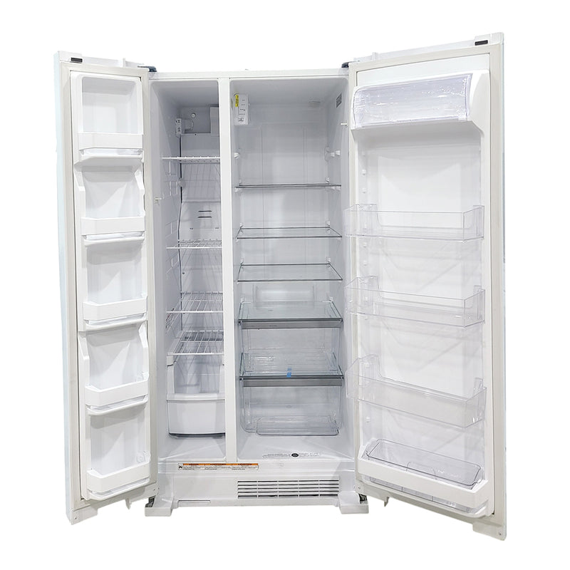 Open Box Whirlpool Refrigerator Model No. WRS312SNHW BEFORE: $1,216.00