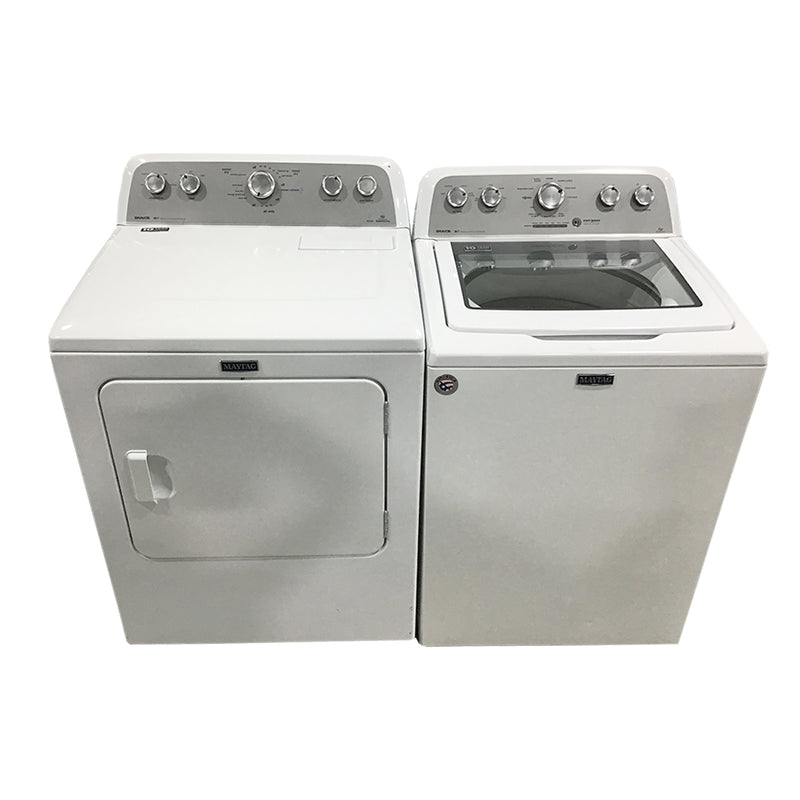 Used Maytag Washer and Dryer Set Model No. MVWX655DW1 - YMEDX6STBW1