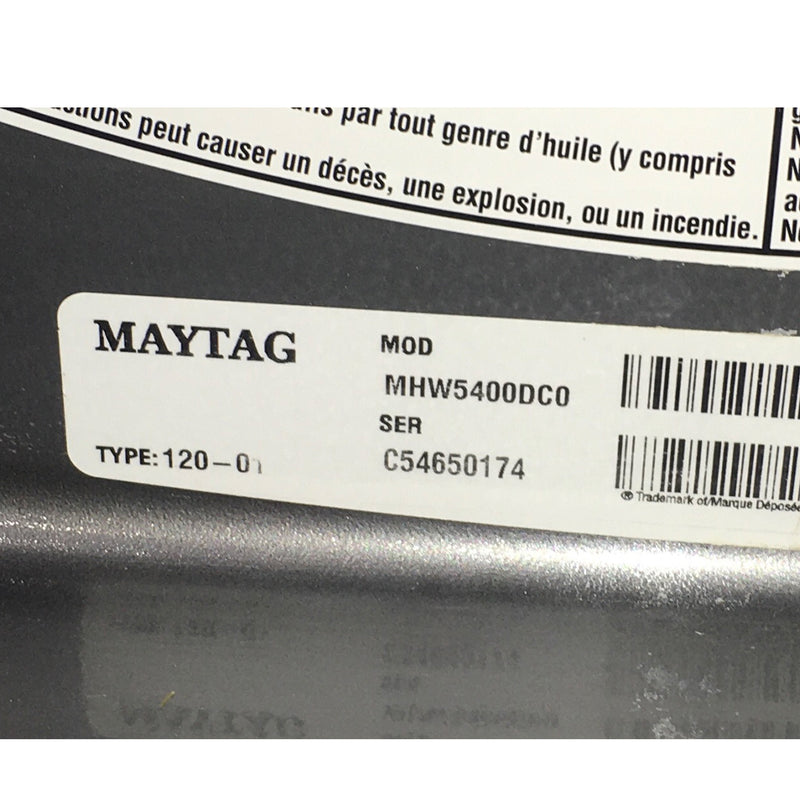 Used Maytag Washer and Dryer Set MHW5400DC0-YMED5500FC2