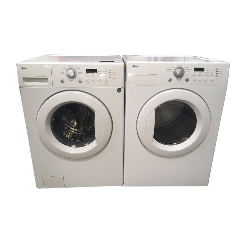 Used LG Washer and Dryer Set Model No. WM2010CW-DLE1310W