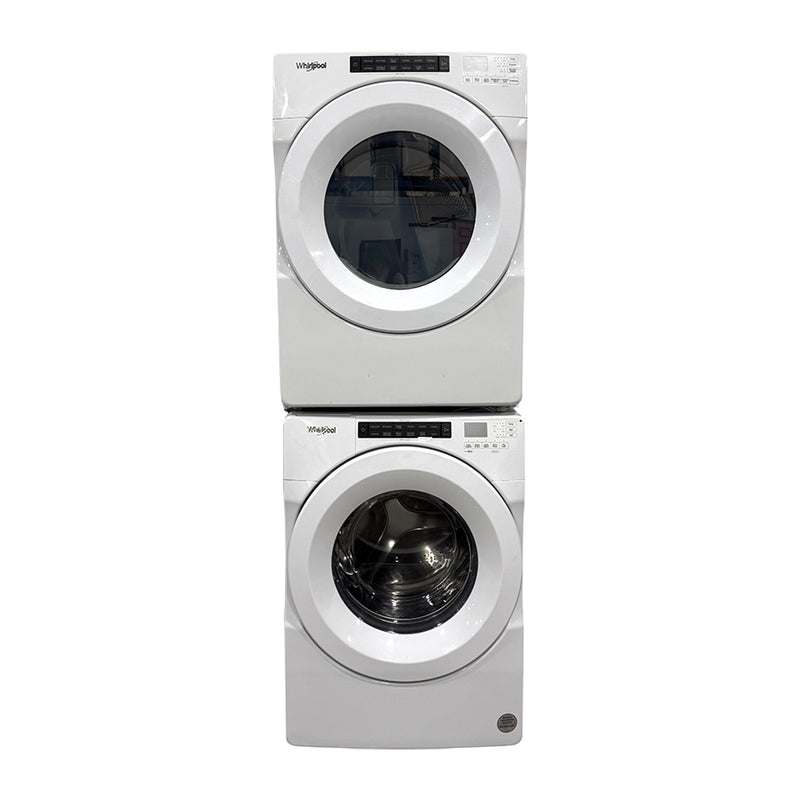 Used Whirlpool Washer and Dryer Set Model No. WFW560CHW4 - YWED5620HW2