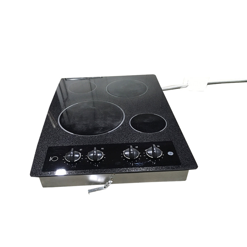Used GE Built In CleanDesign Electric Cooktop Model No. J CP346BM3BB