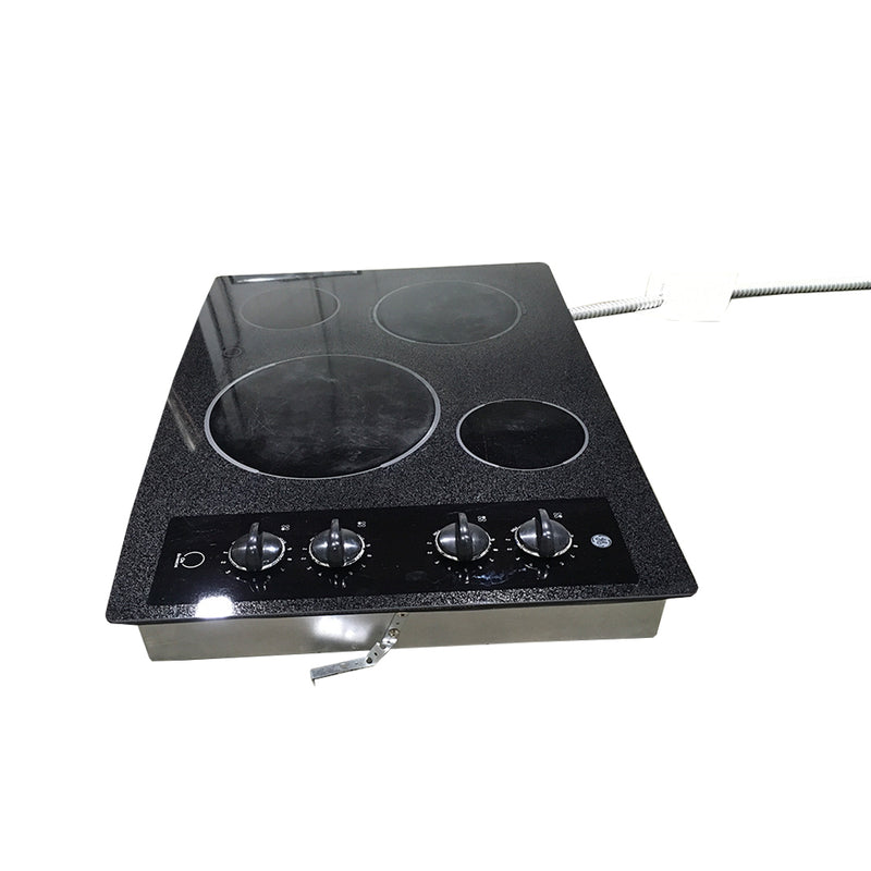 Used GE Built-In CleanDesign Electric Cooktop Model No. J CP346BM3BB