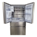 Open Box Hisense 36 in 19.8 cu ft. Counter Depth 4-Door French Door Refrigerator with Water and Ice Dispenser Mod