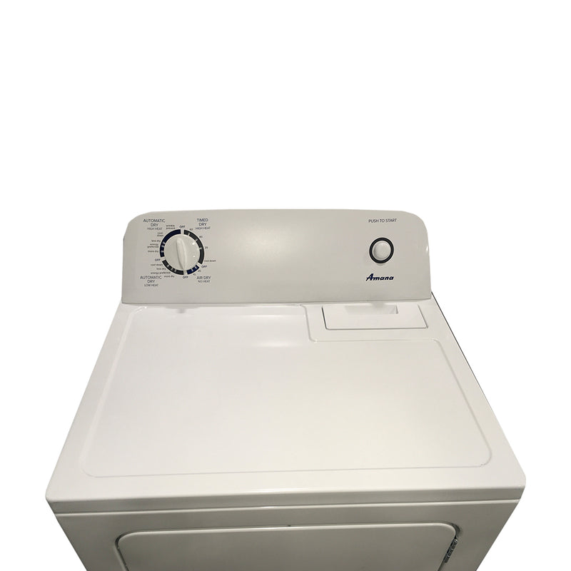 Used Amana Washer and Dryer Set Model No. NTW4516FW1 YNED4655EW1