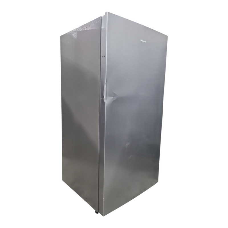 Open Box Hisense 17 cu ft. Convertible Upright Freezer or Fridge with Reversible Door Model No. HFU171N1AVE Serial Number: 1B0485Z0059JB6T5VS71202