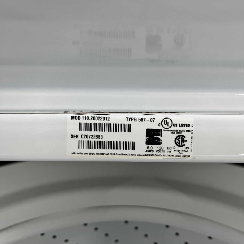 Used Kenmore Washer Model No. 110.20022012 for sale in Edmonton
