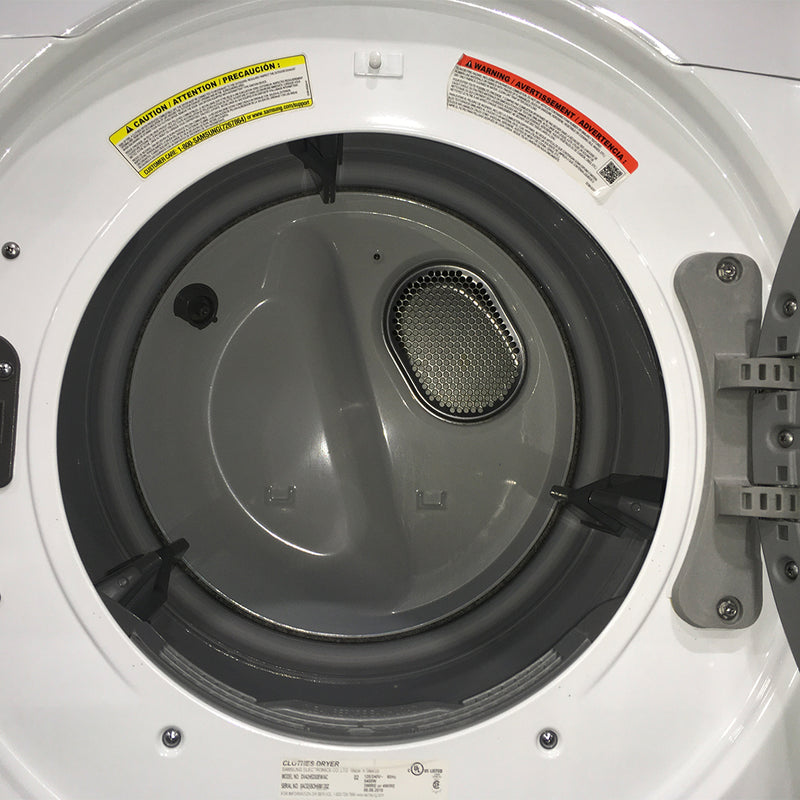 Used Samsung Washer and Dryer Set Model No. WF42H5100AW/A2 – DV42H500EW/AC