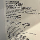 Open Box Frigidaire refrigerator Model