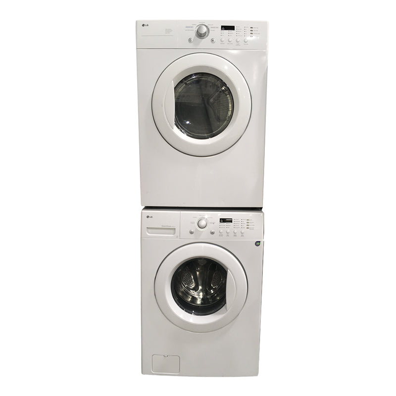 Used LG Washer and Dryer Set Model No. WM2010CW – DLE1310W