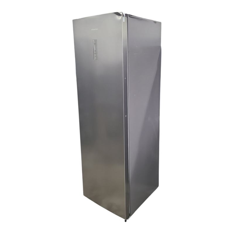 Open Box Hisense 10 cu ft. Convertible Upright Freezer or Fridge Model No. FV10C7HSE Serial Number: 1B0274Z0134JB6GB4S40010