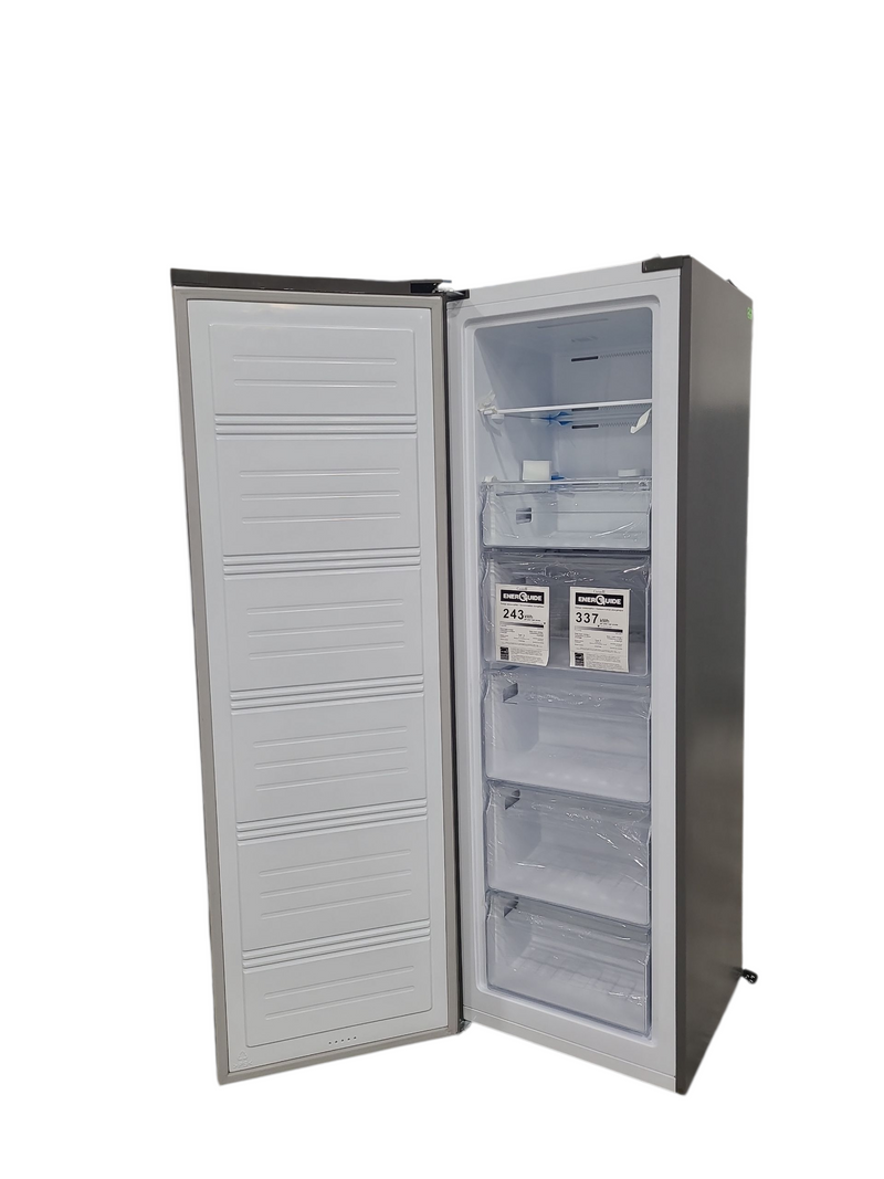 Open Box Hisense 10 cu ft. Convertible Upright Freezer or Fridge Model No. FV10C7HSE Ser