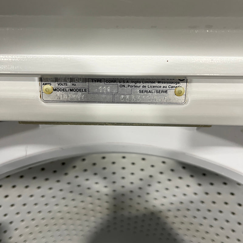 Whirlpool Washer Model No. WT47201