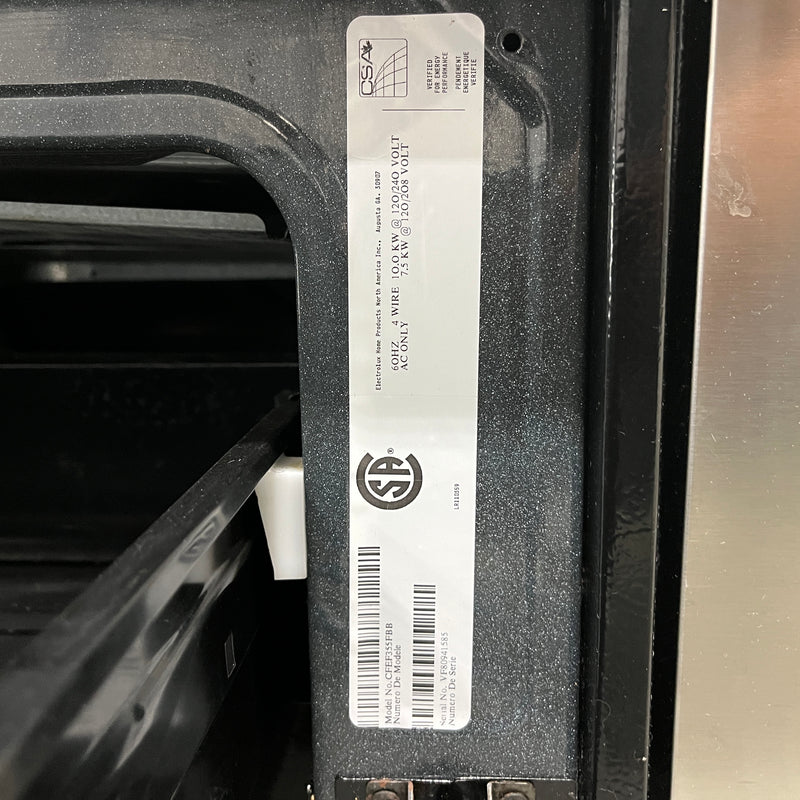 Frigidaire Stove Model No. CFEF355FBB