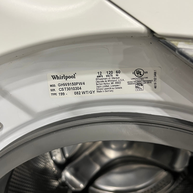 Whirlpool Washer Model No. GHW9150PW4