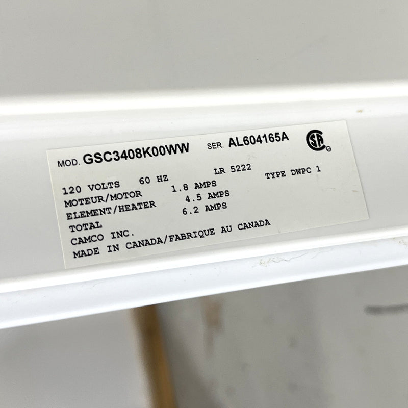 GE Portable Dishwasher Model No. GSC3408K00WW