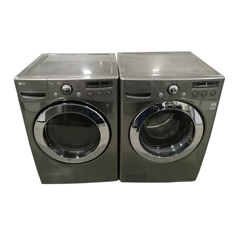 Used LG Washer and Dryer Set Model No. WM2650HVA - DLEX2650V