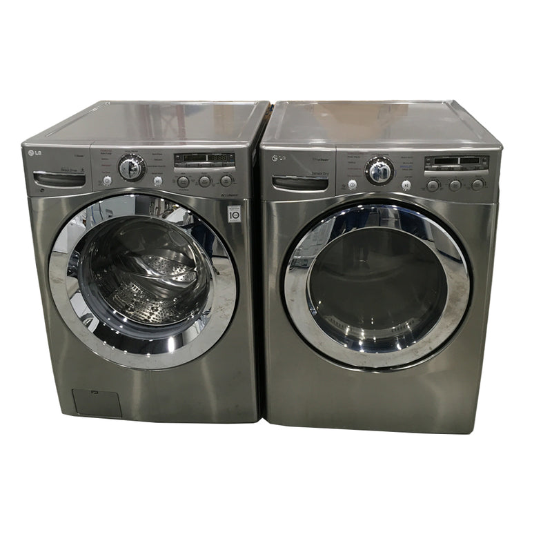 Used LG Washer and Dryer Set Model No. WM3250HVA - DLEX2550V