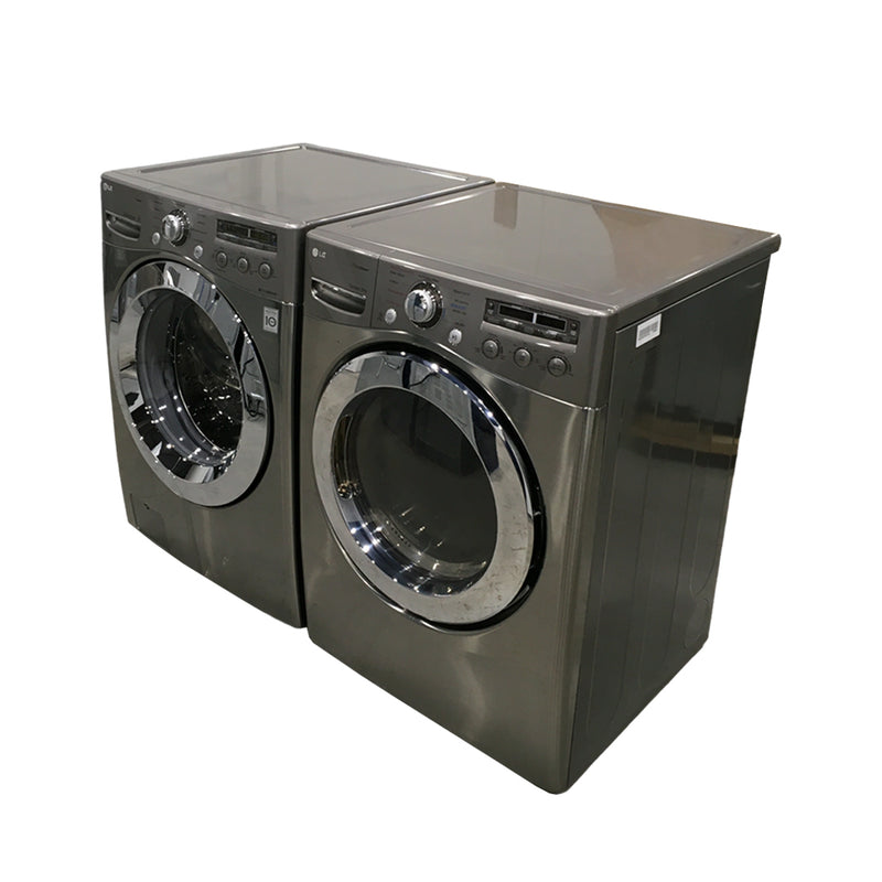 Used LG Washer and Dryer Set Model No. WM3250HVA - DLEX2550V