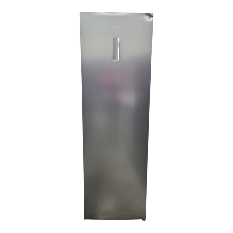Open Box Hisense 10 cu ft. Convertible Upright Freezer or Fridge Model No. FV10C7HSE Serial Number: 1B0274Z0134JB6GB4S40010