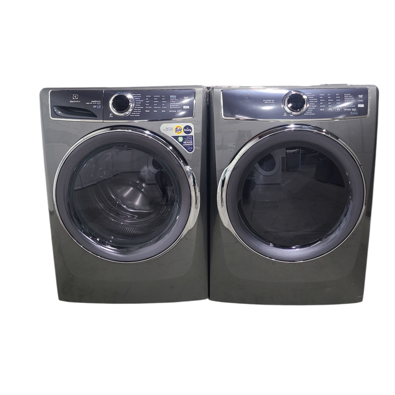 Used Electrolux Washer and Dryer Set Model No. ELFW7637AT1 - ELFE763CAT0