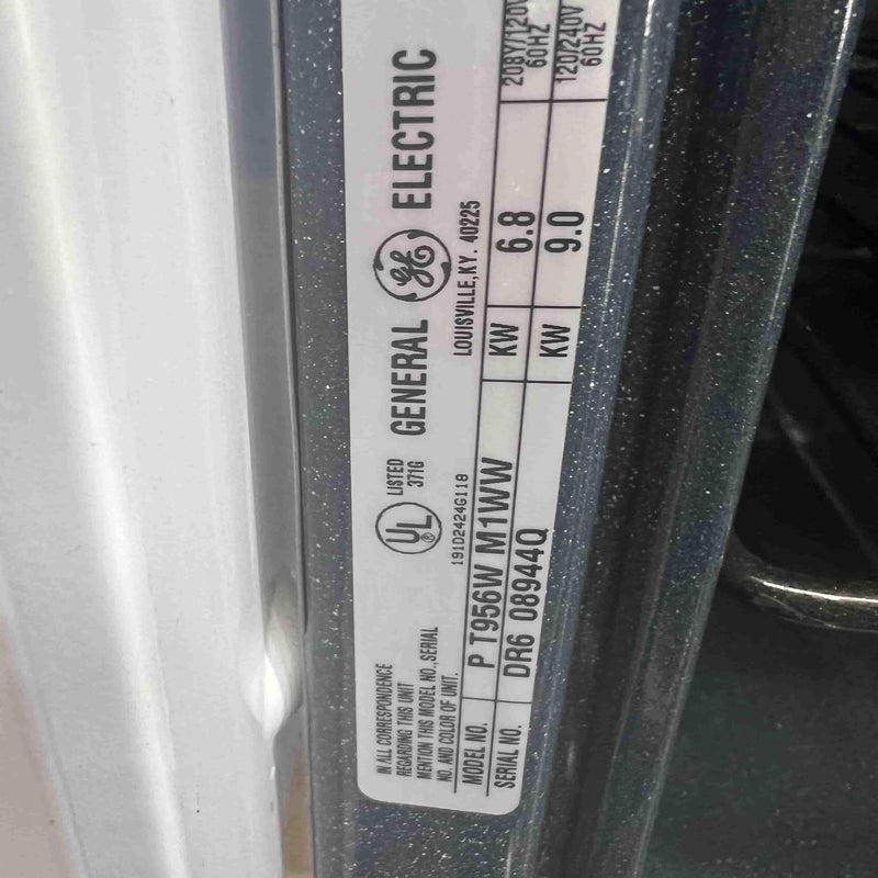 Used GE Double Electric Wall Oven Model No. PT956WM1WW for sale in Edmonton