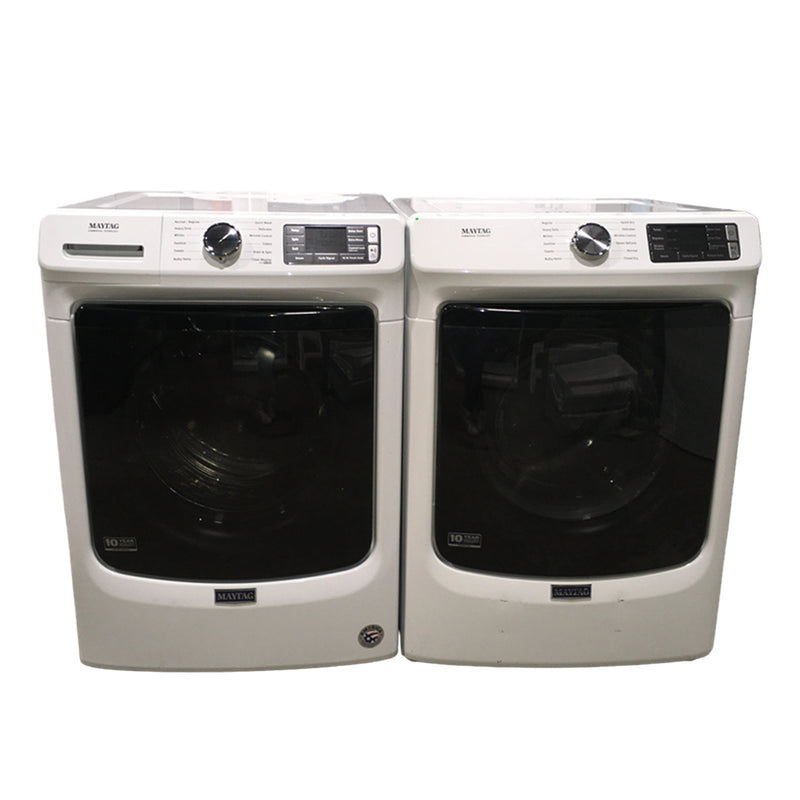 Maytag Washer and Dryer Set Model No. MHW6630HW0 – YMED6630HW0