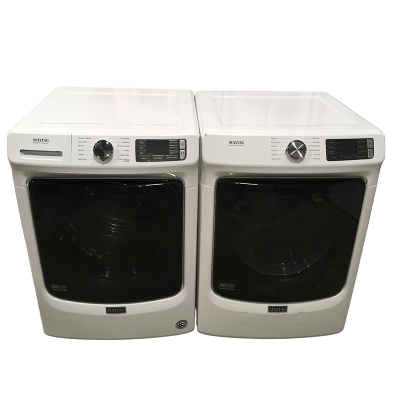 Maytag Washer and Dryer Set Model No. MHW6630HW0 – YMED6630HW0