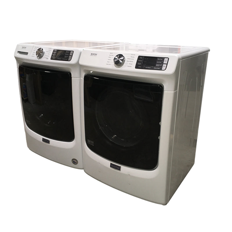 Maytag Washer and Dryer Set Model No. MHW6630HW0 – YMED6630HW0