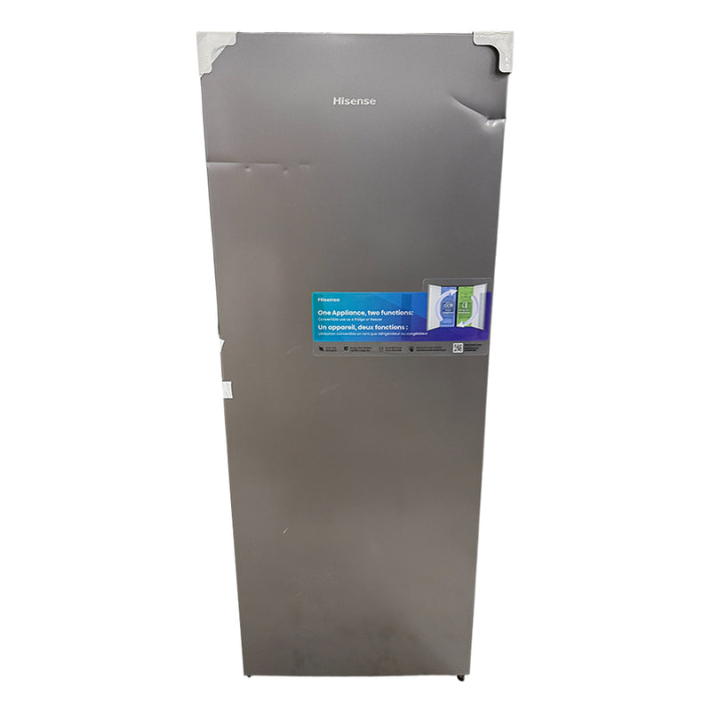 Open Box Hisense Convertible Upright Fridge or Freezer Mod# FV06C7ASE S# 1B014020097JB6B1EP20120