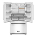 Open Box KitchenAid French Door Refrigerator Model No. KRFC136RWH L-0332