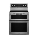 Open Box KitchenAid Electric Stove Model No. YKFED500ESS