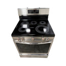 Open Box Frigidaire Electric Stove Model No: GCRE306CBFE S/N: L-0120