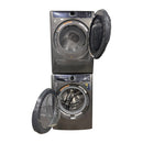 Open Box 27" Electrolux Washer & Dryer Set Model No. ELFW7637AT2 - ELFE763CAT S/N:  L-0528 - L-0363 (scratch & dent)