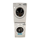 Open Box 27" LG Washer & Dryer Set Model No. WM3400CW - DLE3400W S/N:  L-0464 - L-0390 (scratch & dent)