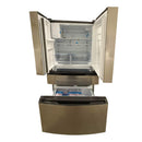 Open Box Frigidaire French Door Refrigerator Model No. FRMS2733AV S/N: L-0399 (Dent)