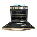 Open Box Frigidaire Electric Stove Model No: FCRE305CBS S/N: L-0445