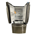 Open Box GE French Door Fridge Model No. GWE19JYLFS S/N: L-0458 (Dent)