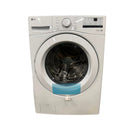 Open Box LG Front Load Washer Model No. WM3400CW S/N: L-0464 (Dent)