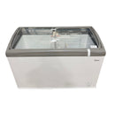 Open Box Midea Chest Freezer or Refrigerator Model No. MCRC09B3AWW S/N: L-0499 (Door Broken)
