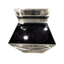 Used 30" Samsung Electric Range Model No. NE63A6751SS/AC S/N: L-0529 (Scratch Glass Top and Dent)