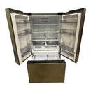 Open Box 36" Samsung French Door Fridge Model No. RF27CG5010S9AA S/N: L-0588 (Scratch & Dent)