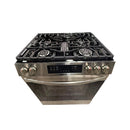 Open Box 30" Frigidaire Gas Range Model No: FCFG3062ASH S/N: L-0630