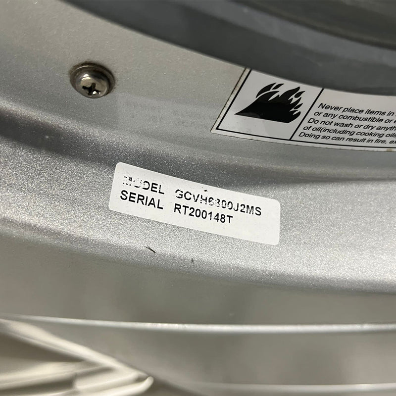 GE Washer Model No. GCVH6800J2MS